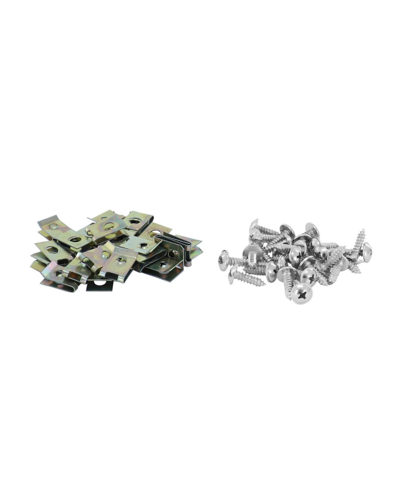 Agrafes de carrosserie carénage avec vis diamètre 5 mm sachet de 25 pièces