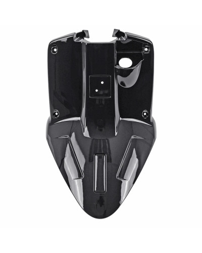 Tablier arrière noir brillant avec cache-plaque pour MBK Booster et Yamaha BW’S à partir de 2004