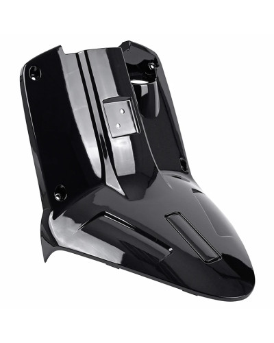 Tablier arrière noir brillant avec cache-plaque pour MBK Booster et Yamaha BW’S à partir de 2004