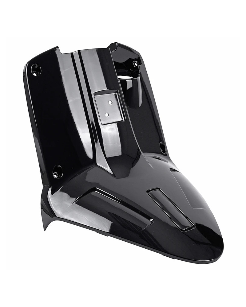 Tablier arrière noir brillant avec cache-plaque pour MBK Booster et Yamaha BW’S à partir de 2004