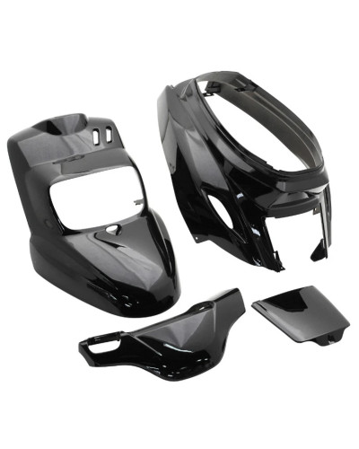 Kit carénage 4 pièces noir brillant pour MBK Booster et Yamaha BW’S à partir de 2004