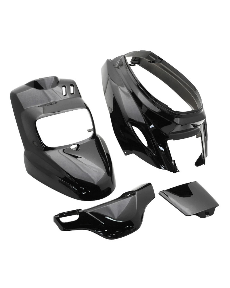 Kit carénage 4 pièces noir brillant pour MBK Booster et Yamaha BW’S à partir de 2004