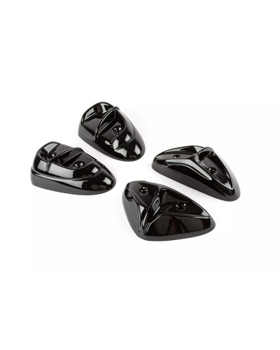 Kit de 4 pads de protection noirs avant et arrière pour MBK Stunt et Yamaha Slider