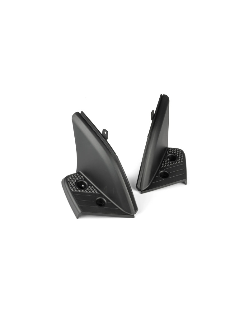 Paire de repose-pieds passager noirs gauche et droit pour MBK Stunt et Yamaha Slider