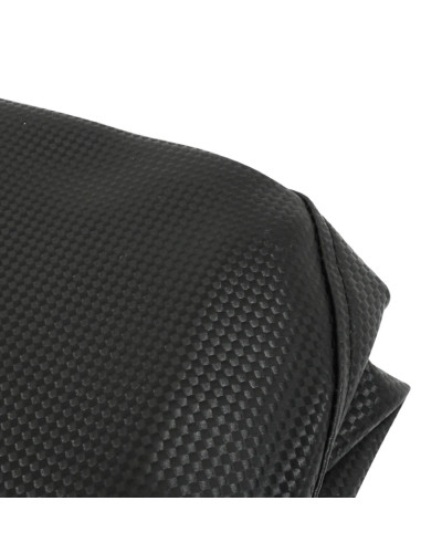 Housse de selle noire finition carbone pour MBK Stunt 50 et Yamaha Slider 50