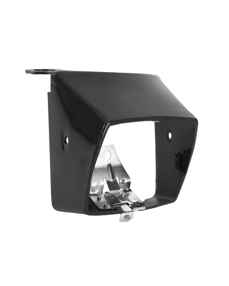 Capot de phare noir avec trou pour compteur, patte et ressort pour Peugeot 103 MVL et Vogue
