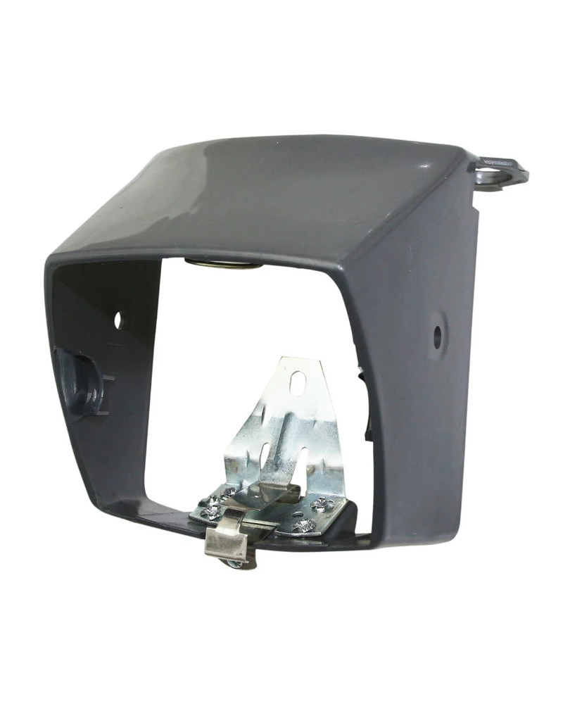 Capot de phare gris avec patte et ressort pour Peugeot 103 MVL et Vogue