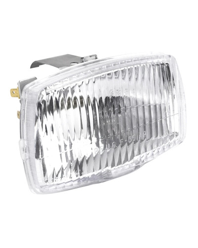 Optique de phare avant rectangulaire type Soubitez pour Peugeot BB, Peugeot 104 et Solex 6000