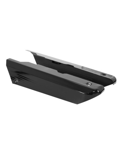 Paire de caches de carter en acier noir pour Peugeot 103 HP, TSM et TSMR
