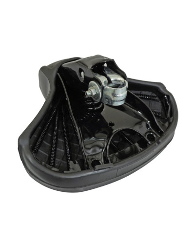 Selle noire type pouf adaptable Peugeot 103 et MBK Mobylette