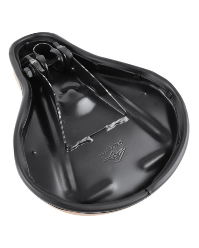 Selle coloris camel pour Peugeot 103 et MBK 51 vendue sans ressorts