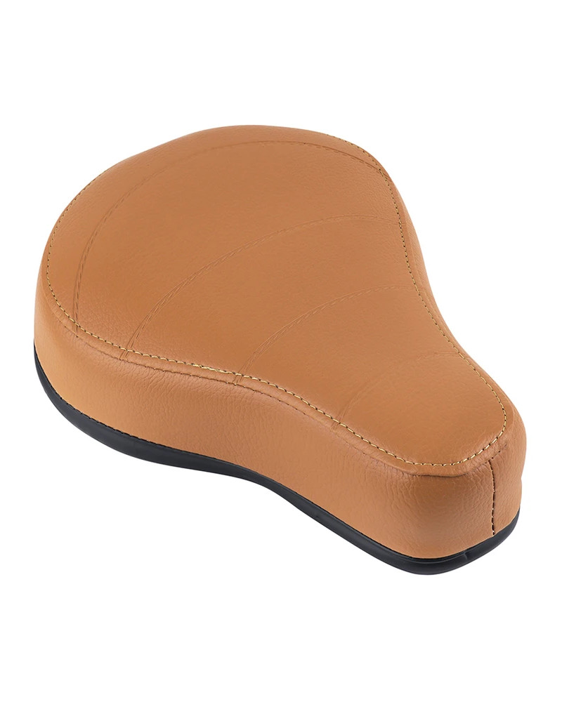 Selle coloris camel pour Peugeot 103 et MBK 51 vendue sans ressorts