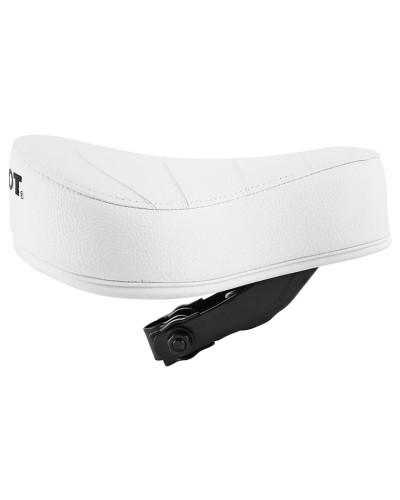 Selle blanche avec sérigraphie pour Peugeot 103