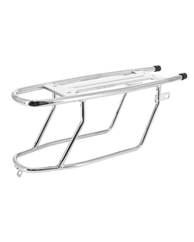Porte-bagage support de sacoches chrome Peugeot 103 MVL Vogue avec tringle arrière