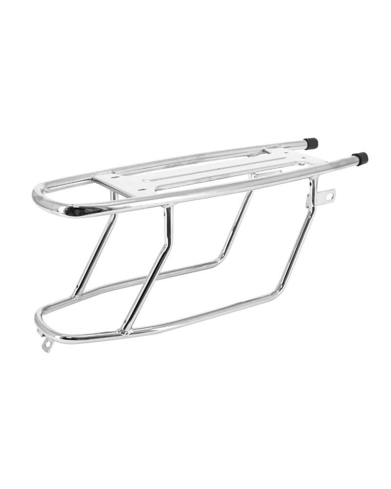 Porte-bagage support de sacoches chrome Peugeot 103 MVL Vogue avec tringle arrière