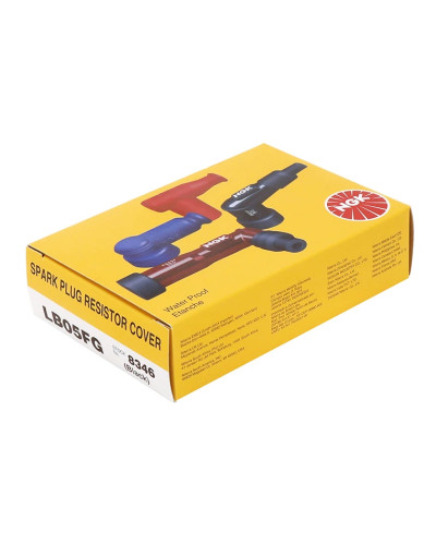 Antiparasite NGK LB05FG 5 kilo ohm coudé 90 degrés pour bougie sans olive
