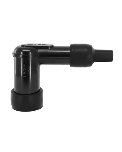 Antiparasite NGK LB05F noir 5 kilo ohm coudé 90 degrés pour bougie sans olive