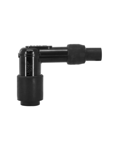 Antiparasite NGK LB05EP noir 5 kilo ohm coudé 90 degrés pour bougie avec olive