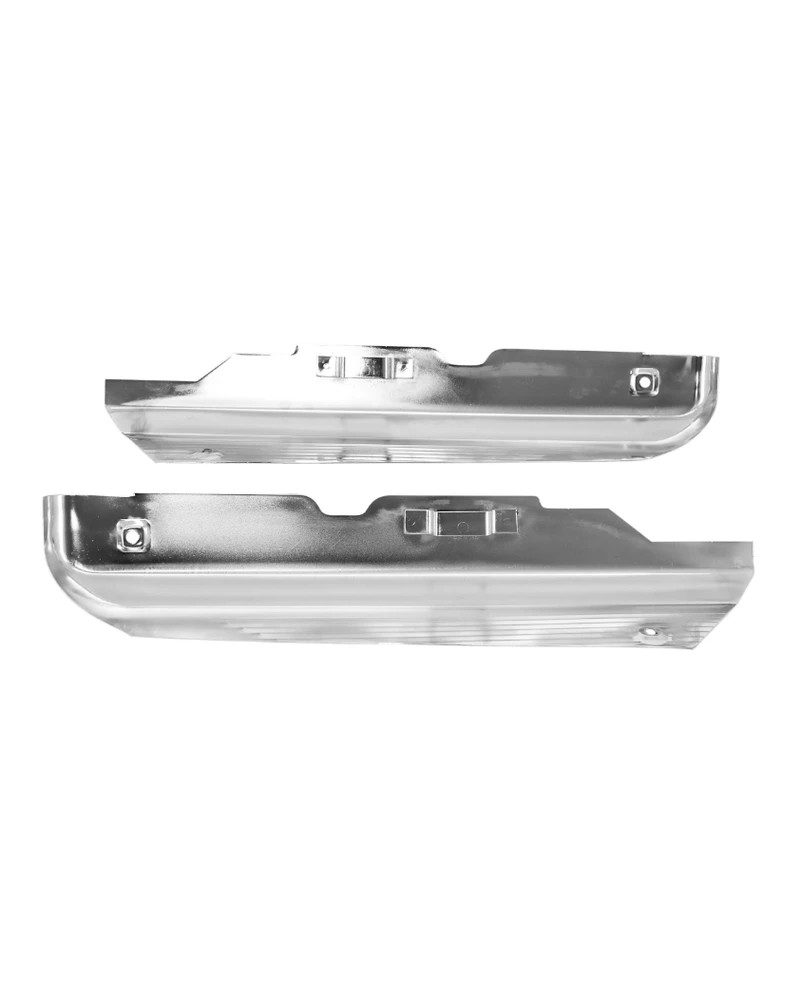 Paire de caches carter acier chromé pour Peugeot 103 HP TSM TSMR