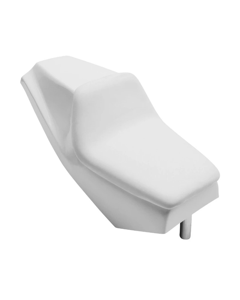 Selle cyclo GP blanche pour Peugeot 103 et MBK 51
