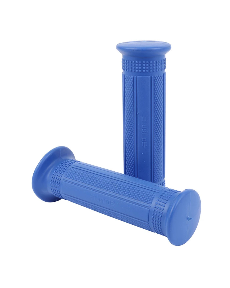 Paire de revêtements de poignées Targa Mini bleus longueur 120 mm diamètre 22 24 mm