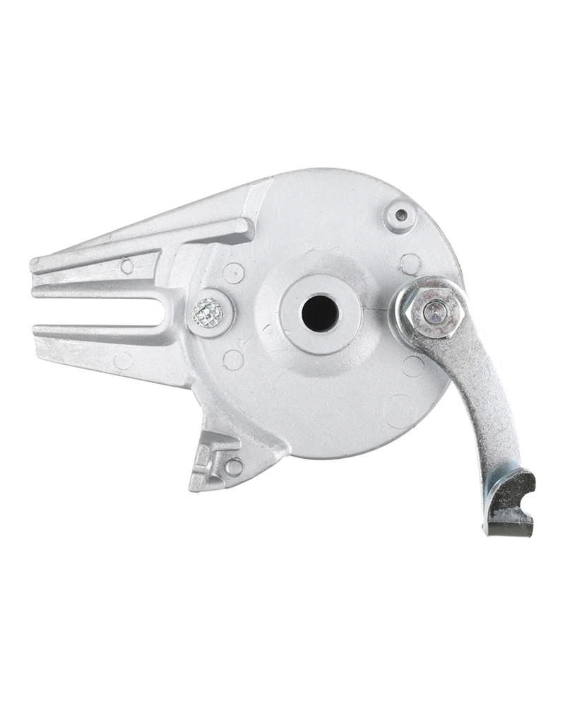 Flasque de frein arrière MBK Motobécane diamètre 80 mm axe 10 mm avec mâchoires