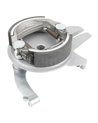 Flasque de frein arrière MBK Motobécane diamètre 80 mm axe 10 mm avec mâchoires