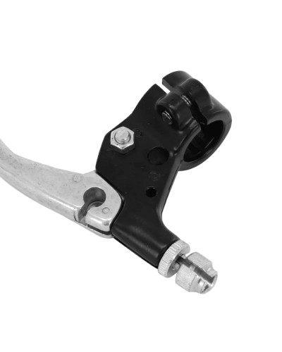 Paire de leviers de frein courts M84 alu noir poli pour Peugeot 103 MBK 51