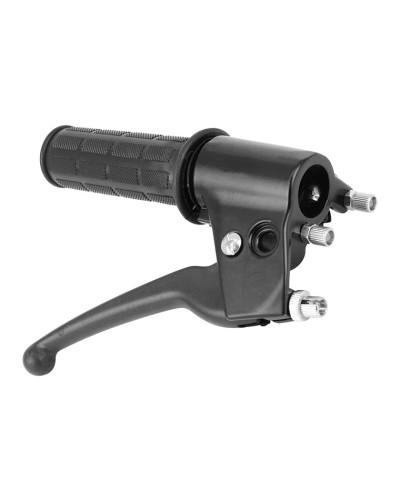 Poignée de gaz noire avec levier de frein et décompresseur pour Motobécane MBK 41 51 88
