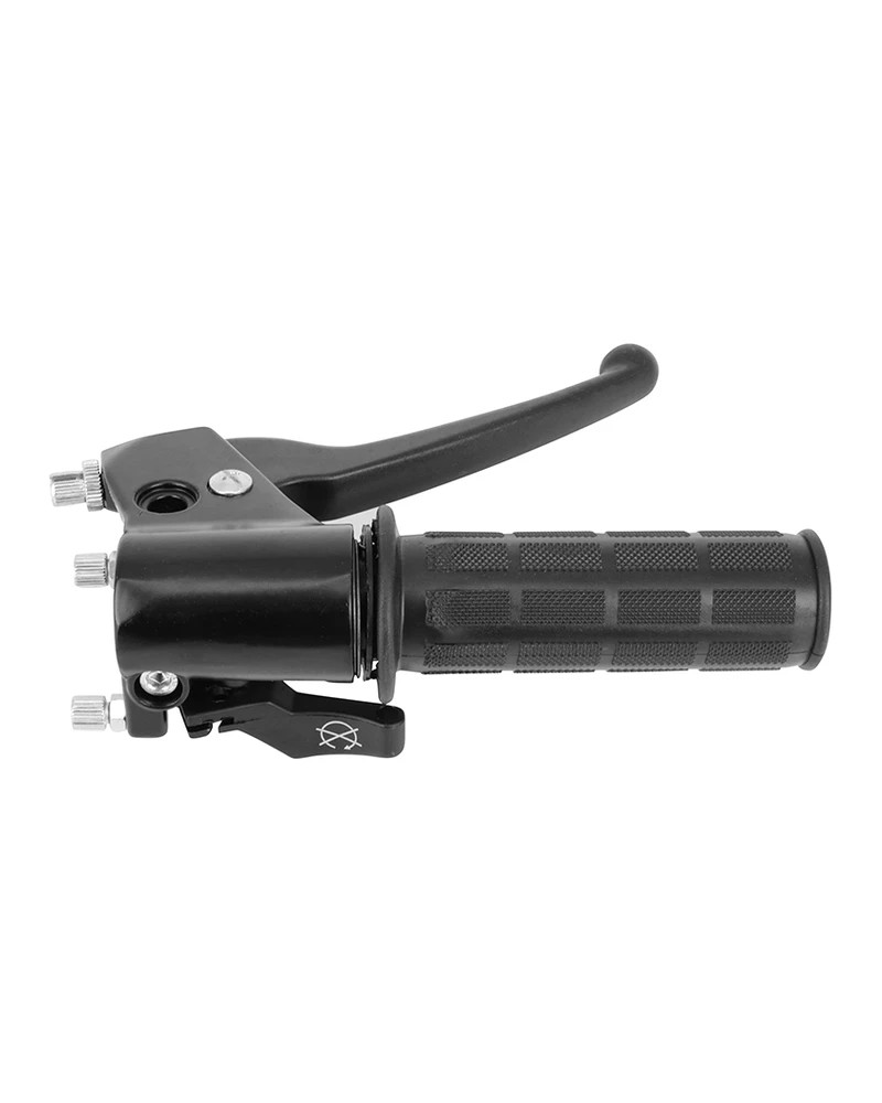 Poignée de gaz noire avec levier de frein et décompresseur pour Motobécane MBK 41 51 88