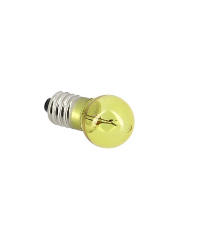 Ampoule jaune 12V 6W E10 à visser pour cyclomoteur