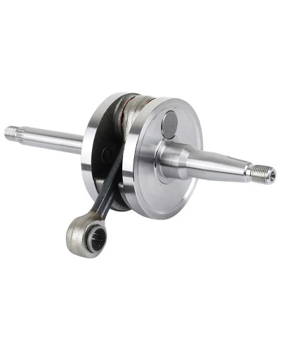 Vilebrequin type origine Peugeot Fox avec cage à aiguilles axe piston 12 mm