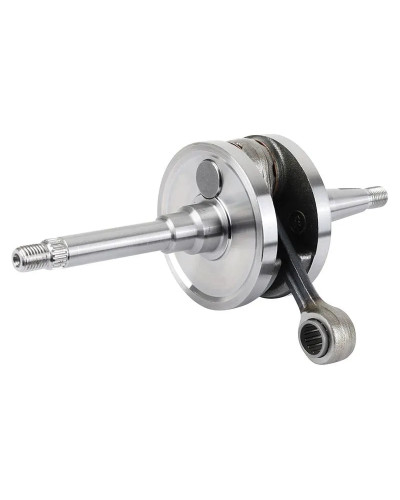 Vilebrequin type origine Peugeot Fox avec cage à aiguilles axe piston 12 mm
