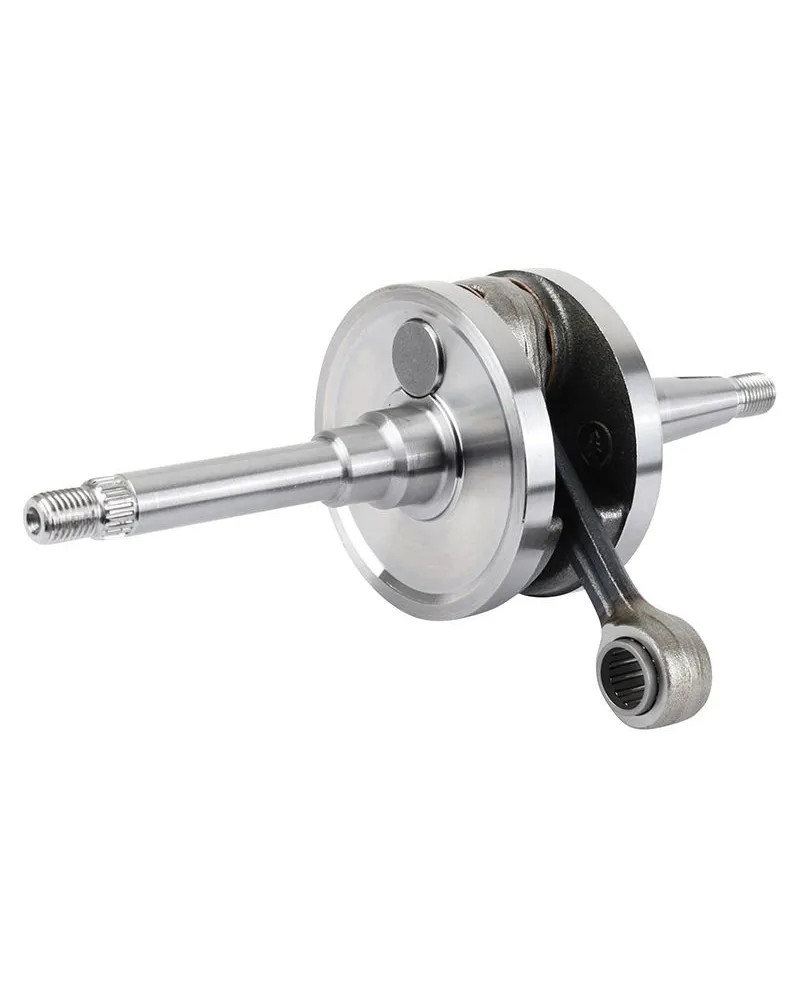 Vilebrequin type origine Peugeot Fox avec cage à aiguilles axe piston 12 mm