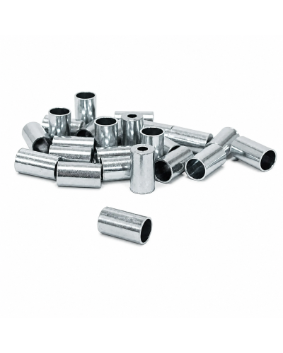 Embout de gaine cyclo moto diamètre extérieur 6,8 mm intérieur 6 mm longueur 12 mm blister de 25