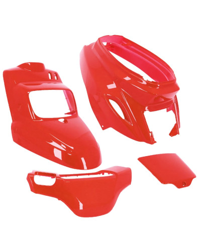 Kit carénages MBK Booster Yamaha BW’S 2004 et après rouge Ducati 4 pièces