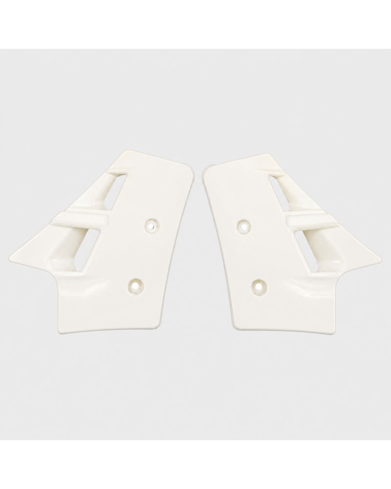Écopes radiateur MBK 51 Magnum XR Passion blanc x2