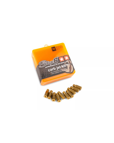Kit gicleurs principaux Stage6 pour carburateur PWK Polini CP tailles 100 à 122