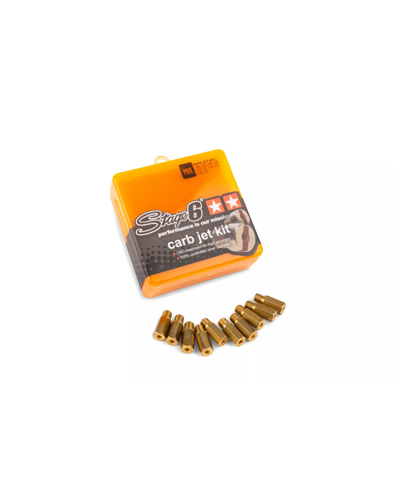 Kit gicleurs principaux Stage6 pour carburateur PWK Polini CP tailles 100 à 122