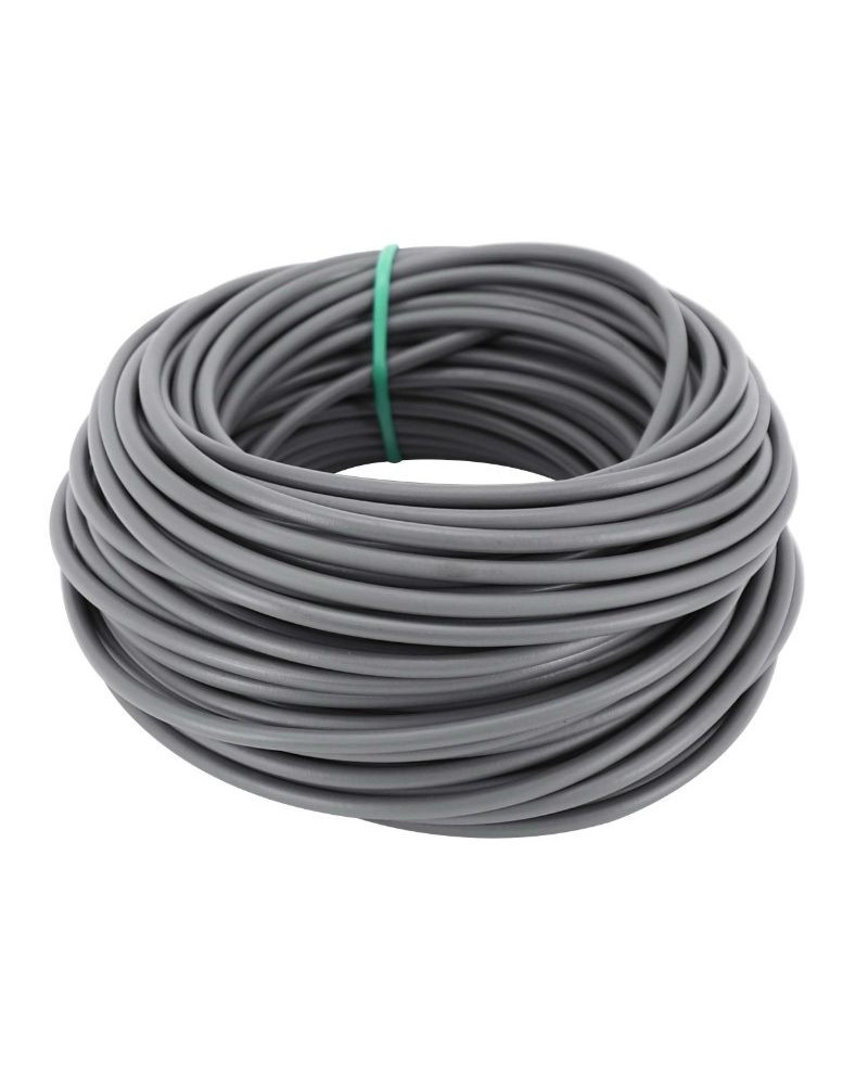 Gaine grise 5 mm Velox fil plat vendue au mètre pour Peugeot 103 MBK 51 Motobécane