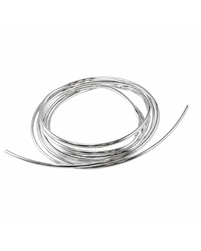 Jonc plastique chromé réservoir cyclo hauteur 7,7 mm vendu au mètre