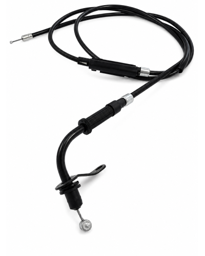 Câble de gaz Teknix complet MBK Booster Spirit Stunt Rocket Yamaha Slider
