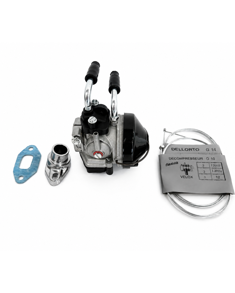 Pack carburateur SHA 15 pipe 15 mm Motobécane moteur AV7