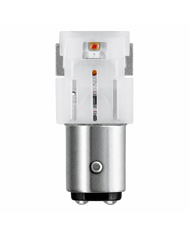 Ampoules LED rouges Osram LEDriving 12V 21/5W BAY15D feu stop blister de 2