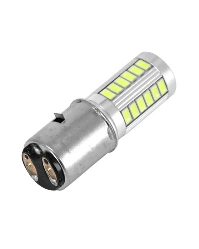 Ampoule LED 12V 12W BA20d SMD blanc brillant 5000-6000K