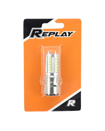 Ampoule LED 12V 12W BA20d SMD blanc brillant 5000-6000K