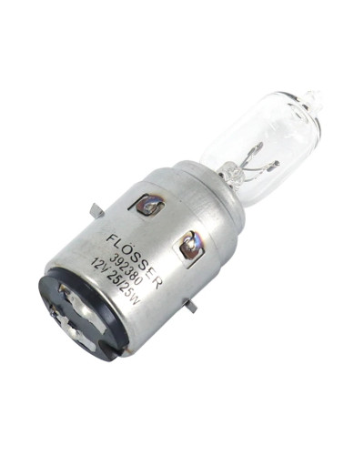 Ampoule halogène Flosser S1 12V 25/25W BA20d blanche pour projecteur
