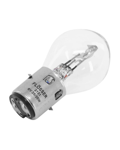 Ampoule standard Flosser S2 6V 35/35W BA20d blanche pour projecteur