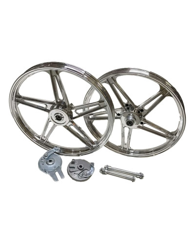 Paire de jantes type Bernardi Peugeot 103 SP MVL 17 pouces