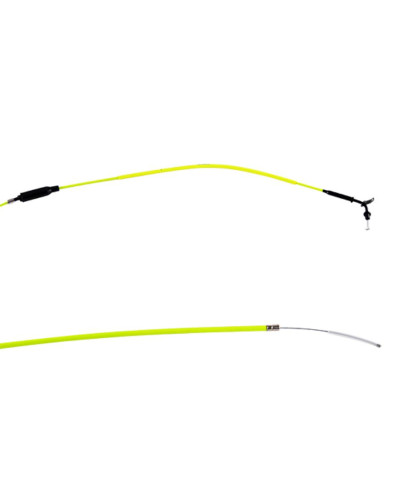Câble de gaz complet Doppler Téflon jaune fluo Booster BW’S 2004 à 2019